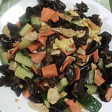 低卡路里版木须肉 营养又下饭