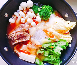减脂餐之贵州酸汤牛肉锅的做法