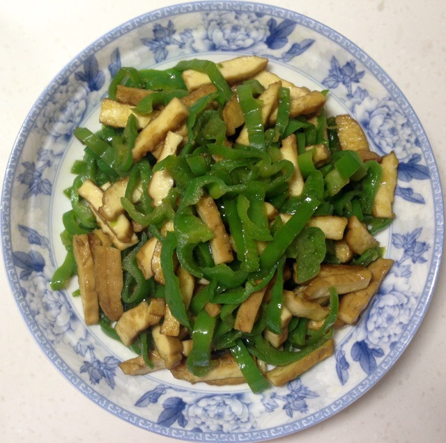 青椒干丝的做法