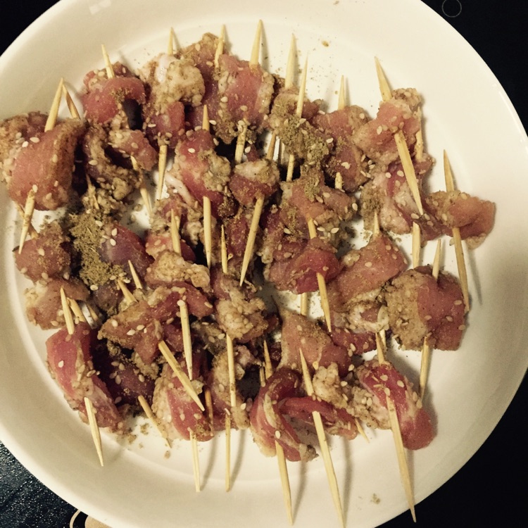 孜然肉串的做法图解2