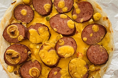 手抓饼版披萨