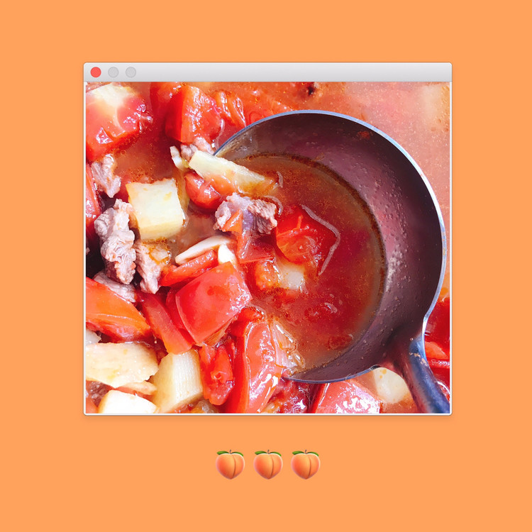 牛腱子肉柿子汤的做法