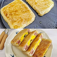 #测测你的夏日美食需求#简单易做的手抓饼三明治的做法图解5