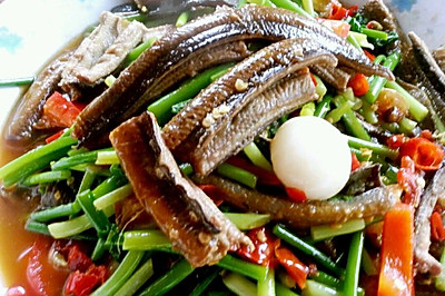 李孃孃爱厨房之一一蒜苔烧鳝鱼