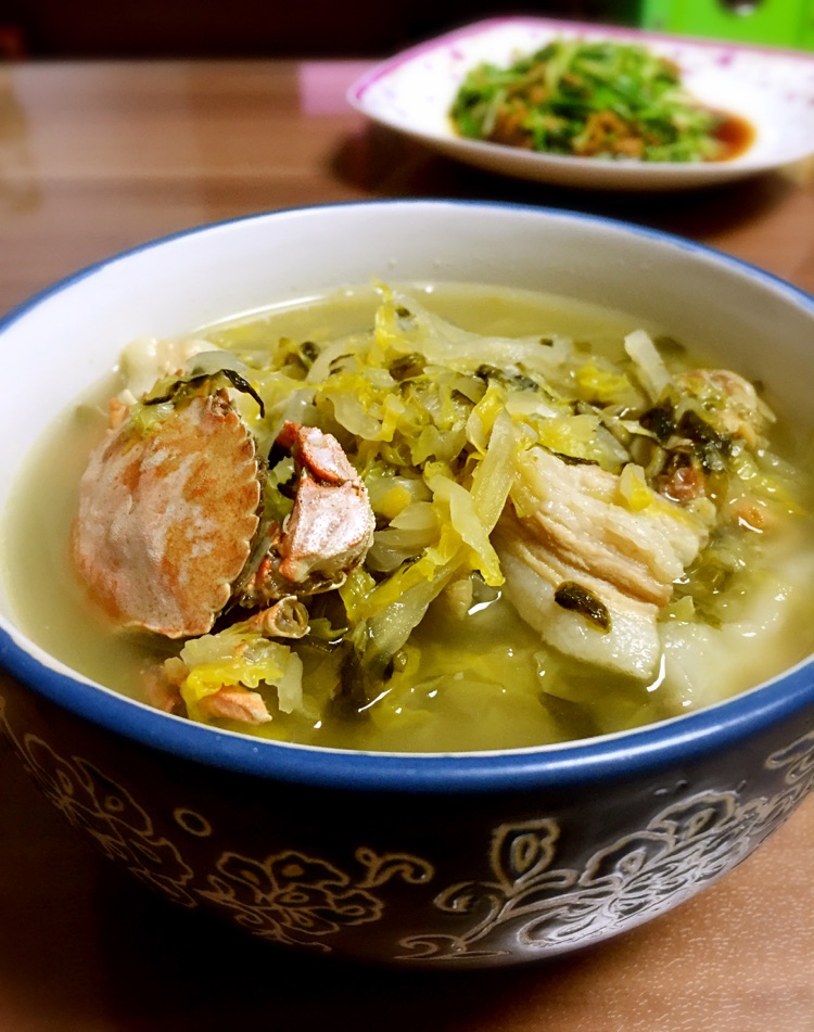 汆酸菜——儿时的味道