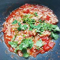 少油少盐简单快手家常菜～茄汁金针菇的做法图解9