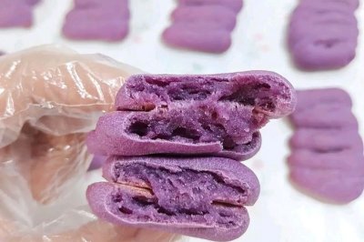 紫薯手指麻薯