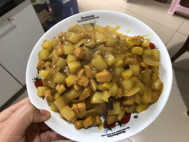 咖喱鸡肉饭的做法