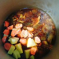 土豆胡萝卜炖羊肉的做法图解6