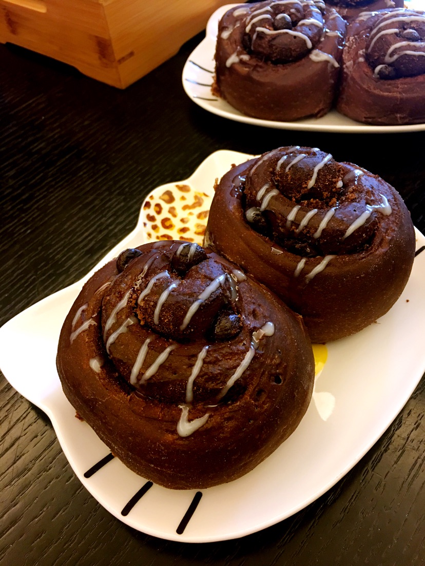 肉桂巧克力卷的做法图解8