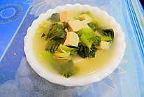 青菜冻豆腐汤的做法