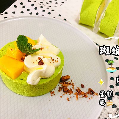 斑斓椰香蛋糕卷