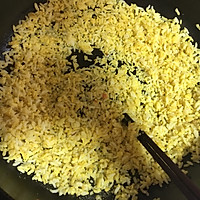 时蔬黑椒牛肉粒火腿黄金炒饭的做法图解10