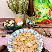 #减一点更好#鸡胸脯炒饭的做法图解12