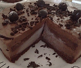 巧克力冰激凌海绵蛋糕的做法