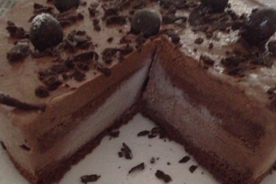 巧克力冰激凌海绵蛋糕