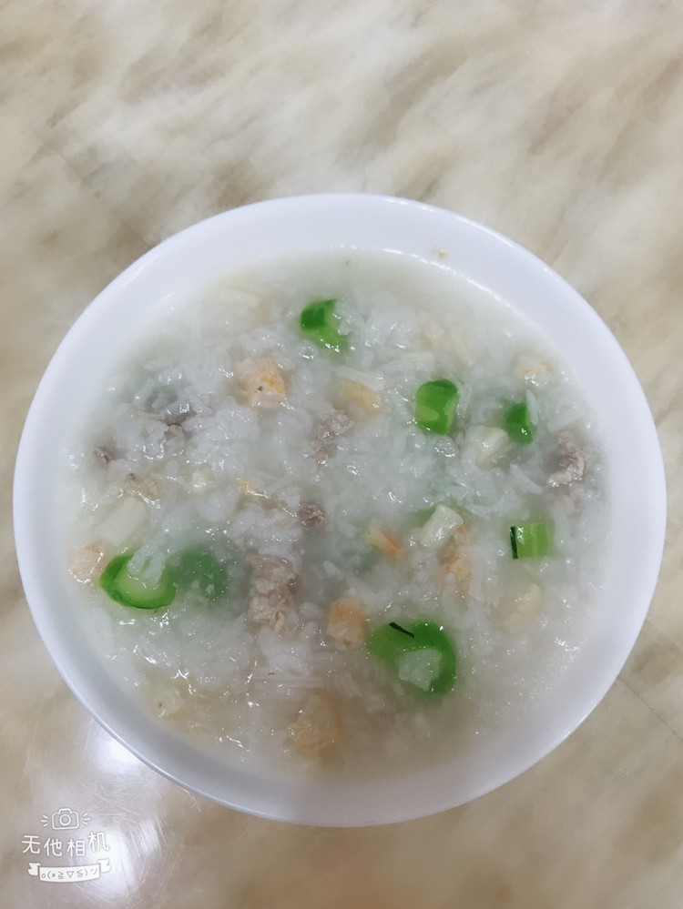 瑶柱虾米瘦肉菜心粥的做法