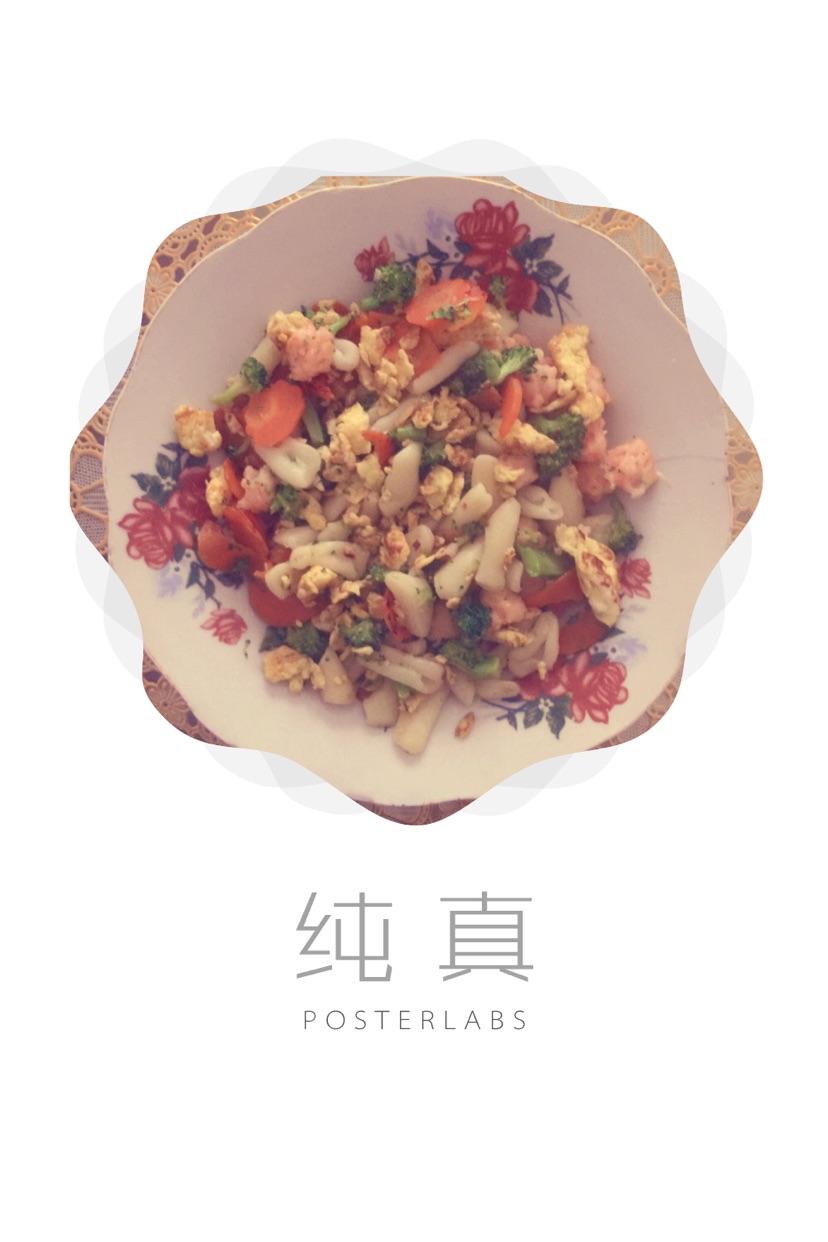 奶香时虾炒面的做法图解7