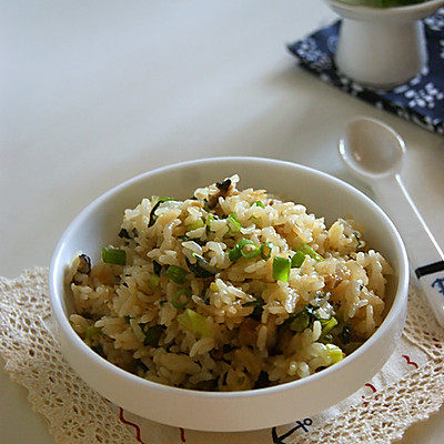 腊肉菜心饭