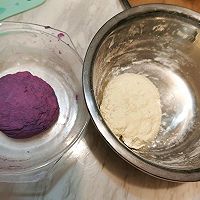 山药紫薯奶香馒头的做法图解5