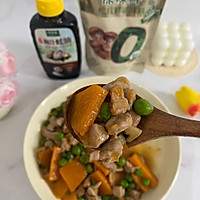 #黄河路美食#南瓜豌豆炒肉丁的做法图解13