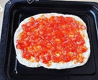 彩椒午餐肉披萨的做法图解8