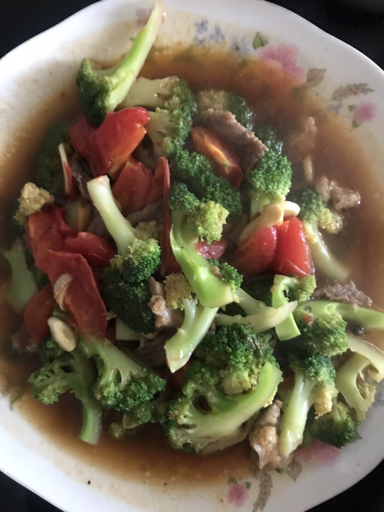 肉片西兰花的做法
