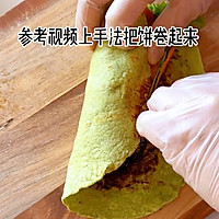 #节日美味就这么简单#10分钟营养早餐，鸡柳蔬菜卷饼的做法图解7