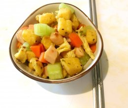 什锦馒头丁的做法