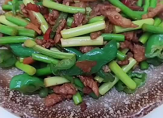 家常蒜薹炒肉