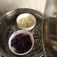 #糖小朵甜蜜控糖秘籍#健康美味的紫薯山药糕的做法图解3