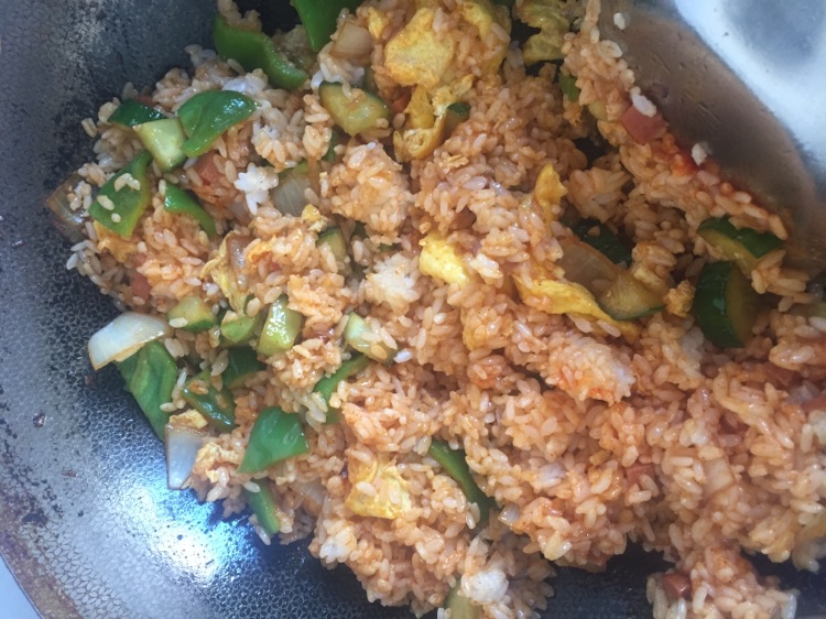 韩式蛋炒饭的做法图解10