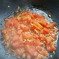 西红柿打卤面#10分钟早餐大挑战#的做法图解5