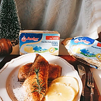 #安佳佳倍容易圣诞季#黄油煎三文鱼的做法图解5