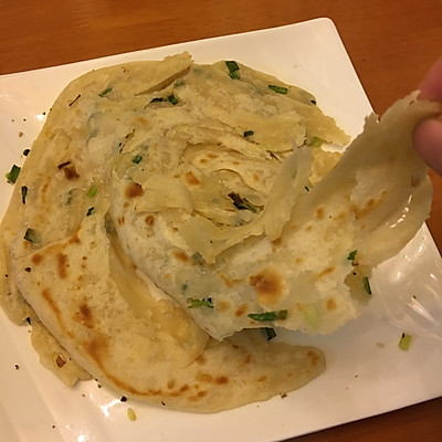 肉末葱油饼