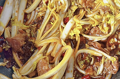 白菜炒粉条