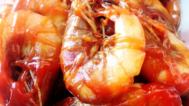 冰糖番茄虾的做法