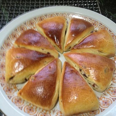 蔓越苺司康（酵母版）