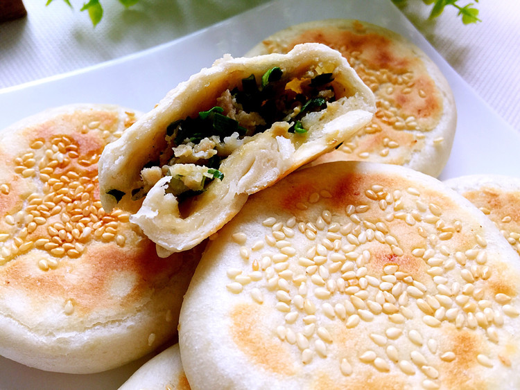 韭菜肉饼～电饼铛版的做法