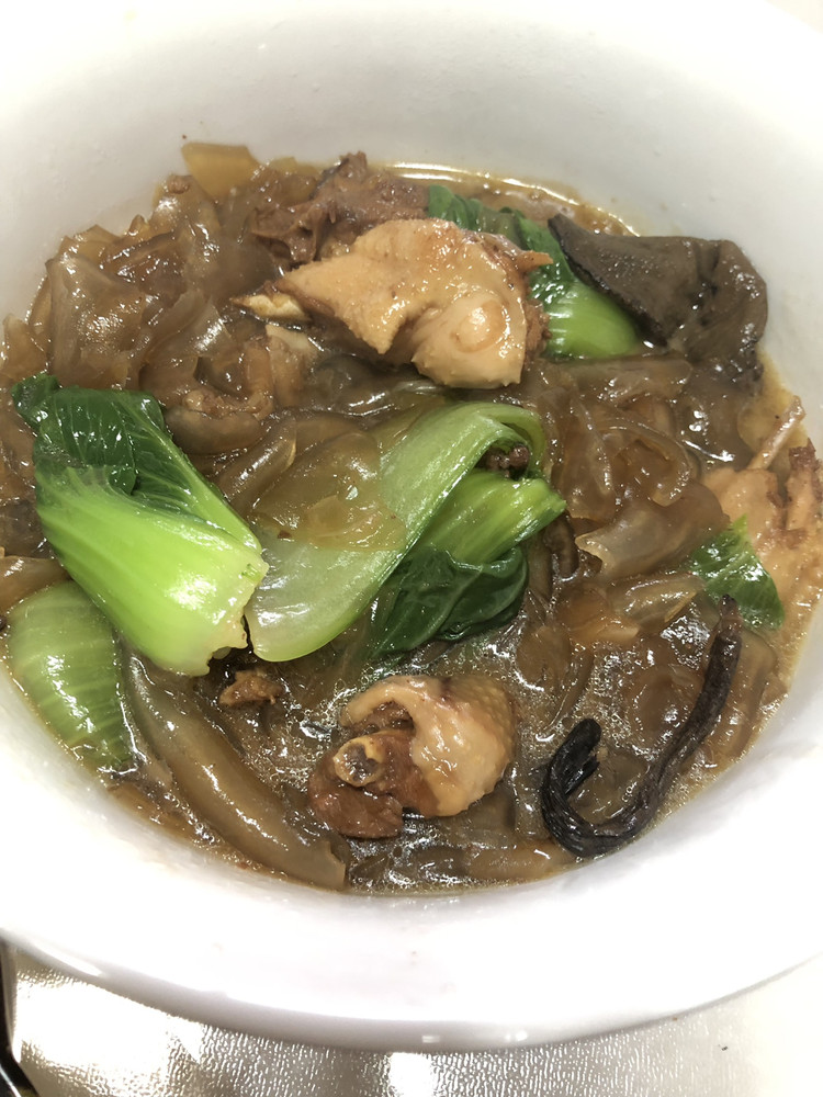 年夜饭之粉皮鸡的做法