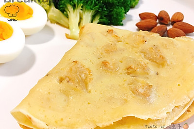 吃出甜品感觉的奶香香蕉饼，厨房小白必备单品