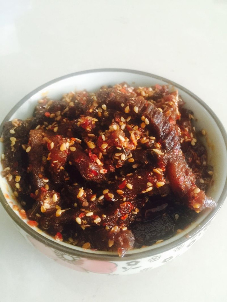 麻辣牛肉干的做法