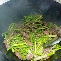 蒜苔牛柳的做法图解7