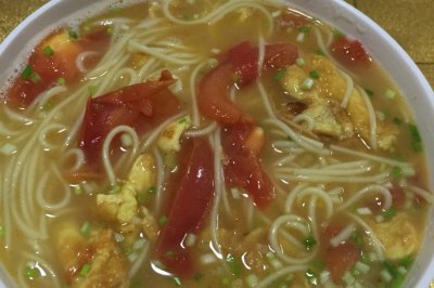 西红柿鸡蛋面