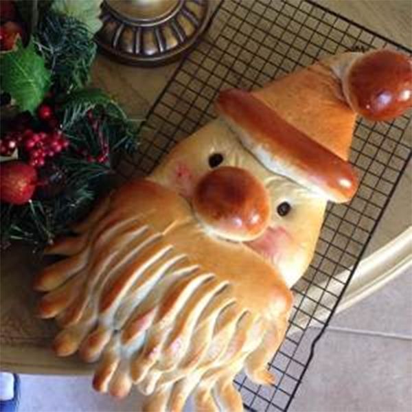 花式面包---圣诞老人