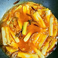 简单易学韩国泡菜炒年糕的做法图解5