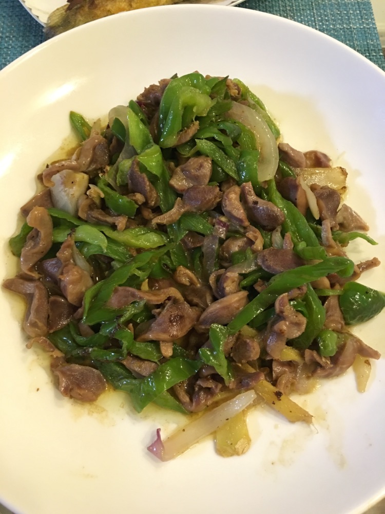 辣椒炒鸡胗
