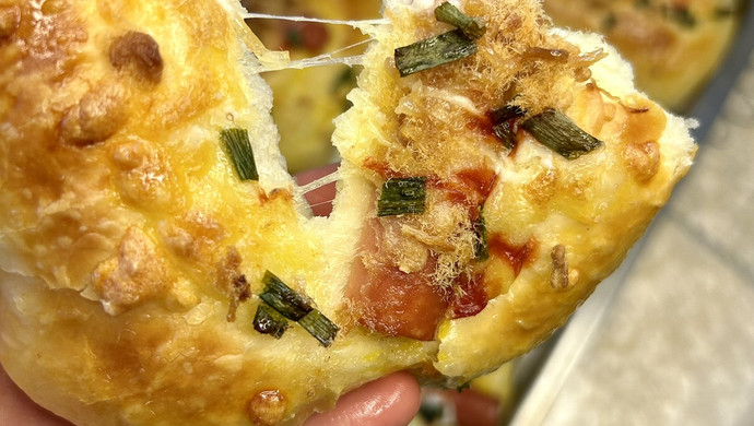芝士香葱火腿面包
