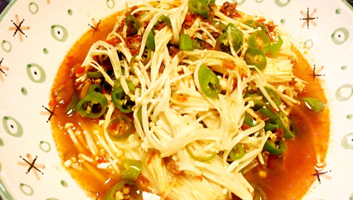青椒金针菇