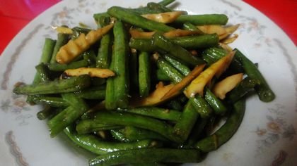 竹笋炒刀豆